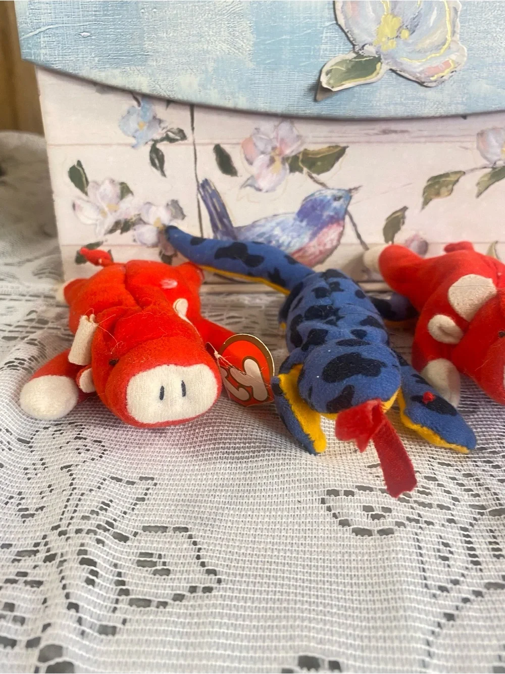 TY Teenie Beanie Babies Set of 8 Plush Stuffed Animals Vintage Collectibles